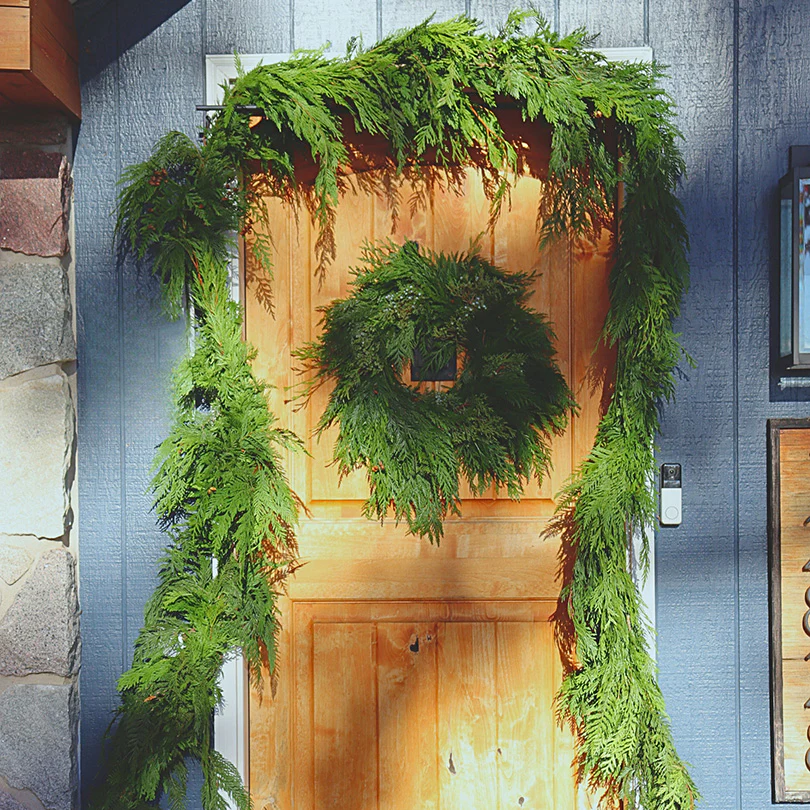 Fresh Cedar & Douglas Holiday Garland